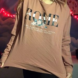 Light Pink “Rome” sweatshirt